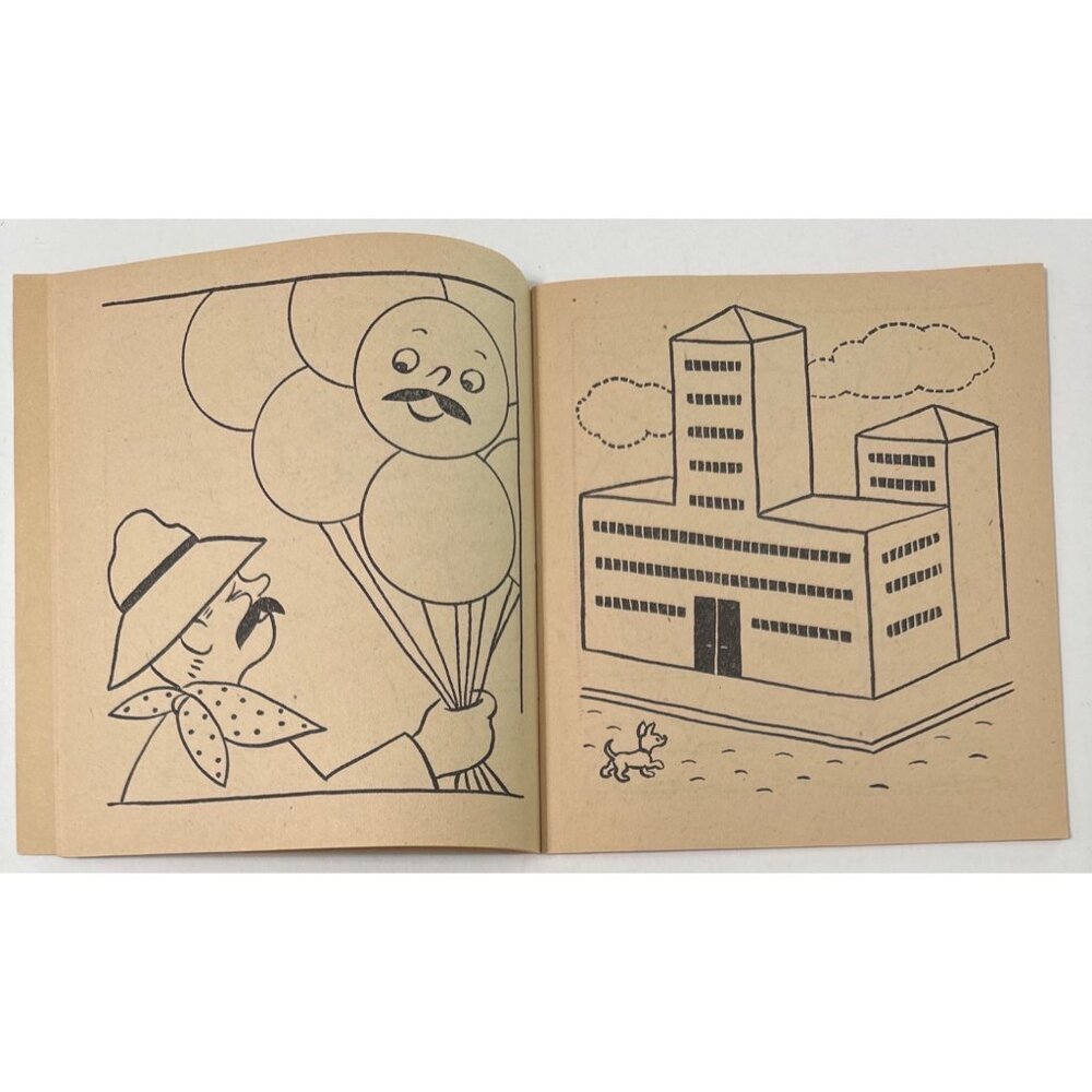 Vtg 1958 First Coloring Book Clarence Biers Whitman Publishing Children Activity - Picture 4 of 16